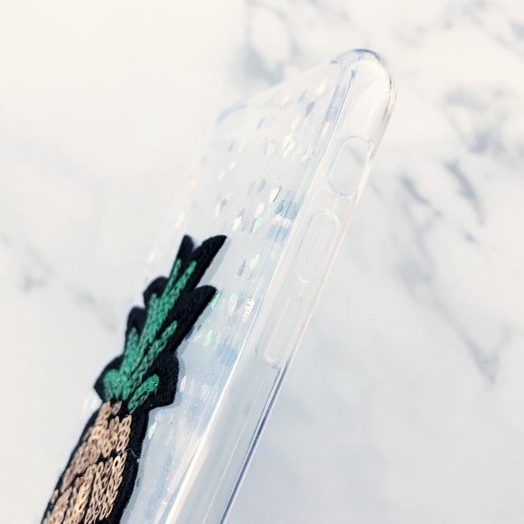 NEW iPhone 6/6s/6+/6s+ Sequin Pineapple Soft Case - Picture 2 of 4